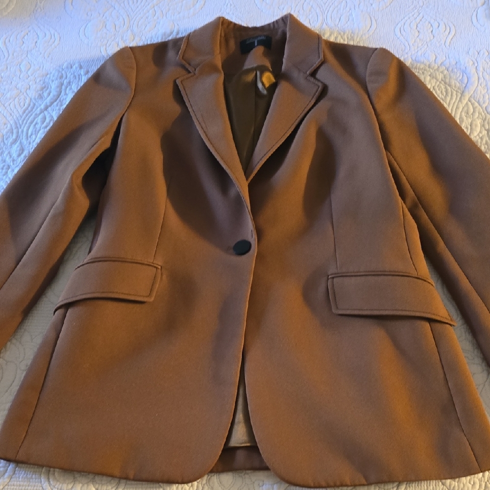 Tahari Mocha Brown Women's Blazer, Sz 4